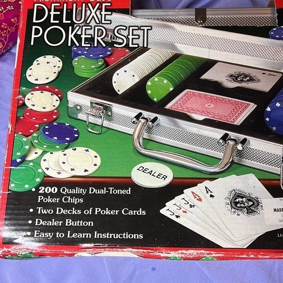 Deluxe Poker Card Game Sets - Picture 2 of 3